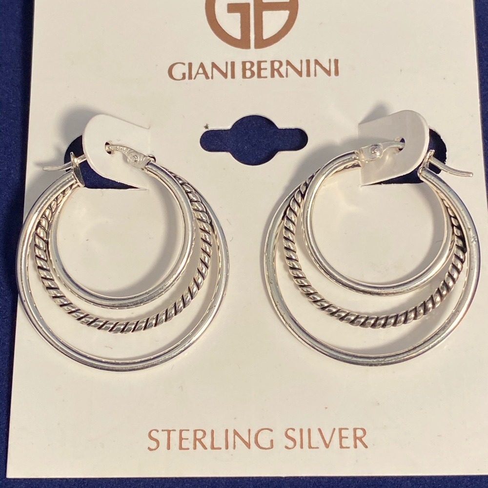Giani Bernini Triple Hoop Earrings